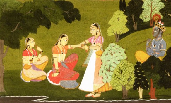 25-amor entre Rhada y el dios Krishna-metirta.online